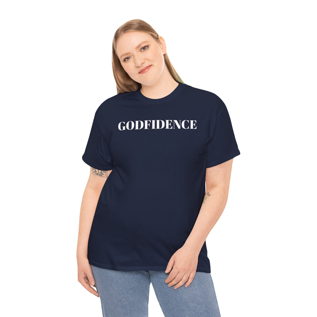 Godfidence definition tee | Christian faith shirt, faith-based typography