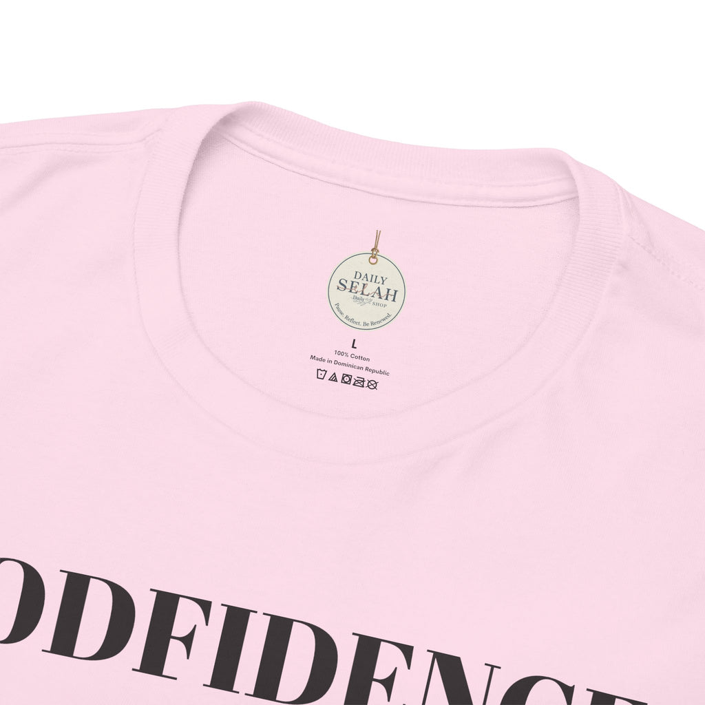 Godfidence definition tee | Christian faith shirt, faith-based typography