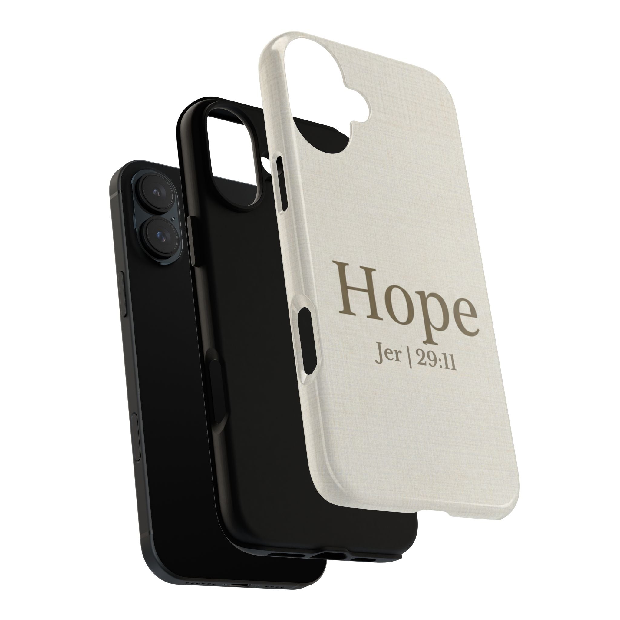 Hope (Jeremiah 29:11) Phone Case — Minimalist Christian Inspirational Cover