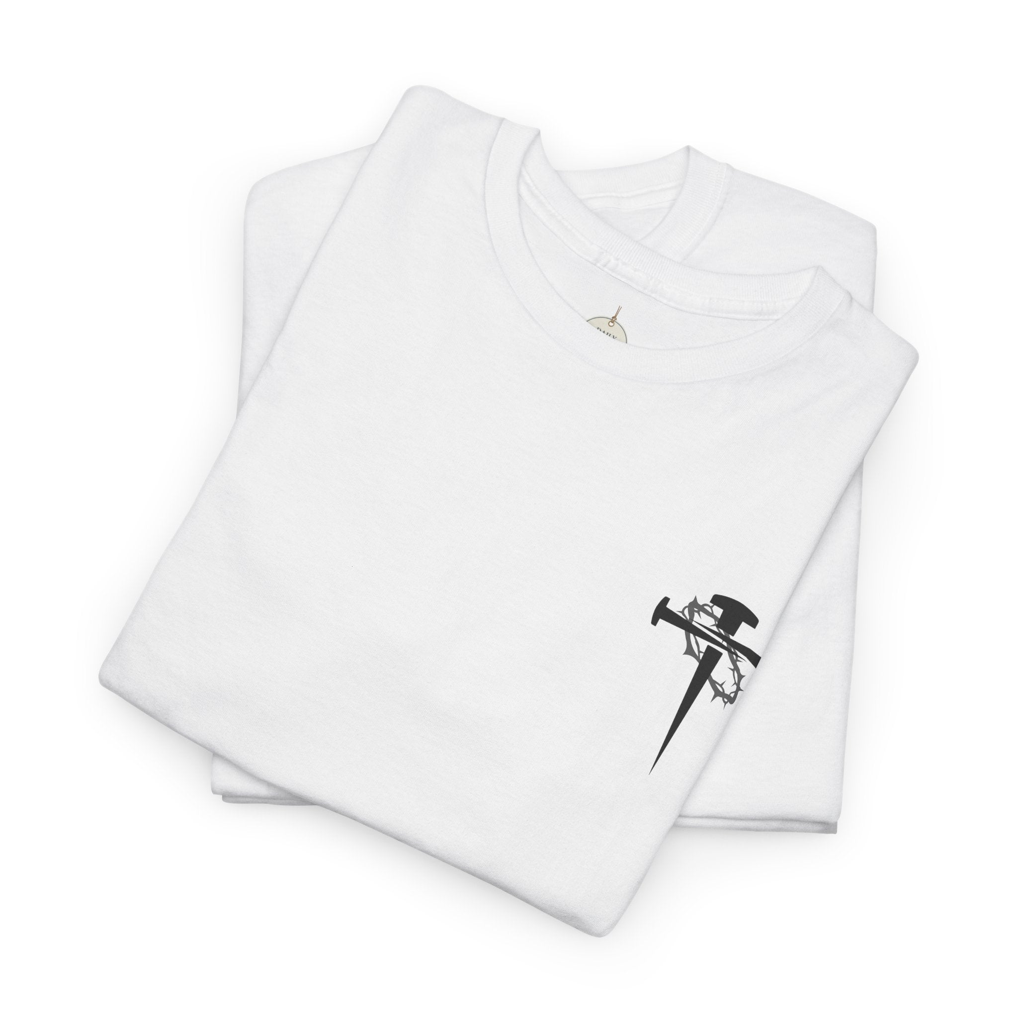 Cross & Dagger with Thorn of Crowns T-Shirt — Minimal Christian Chest Graphic