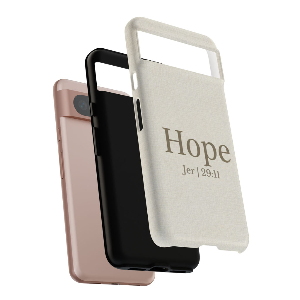 Hope (Jeremiah 29:11) Phone Case — Minimalist Christian Inspirational Cover