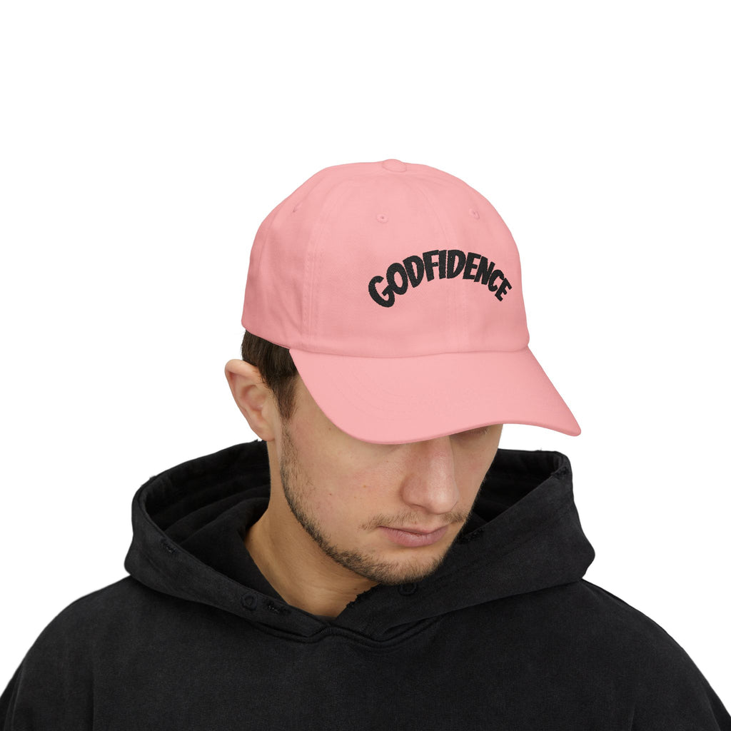 Dad Cap — "GODFIDENCE" Embroidered Baseball Hat