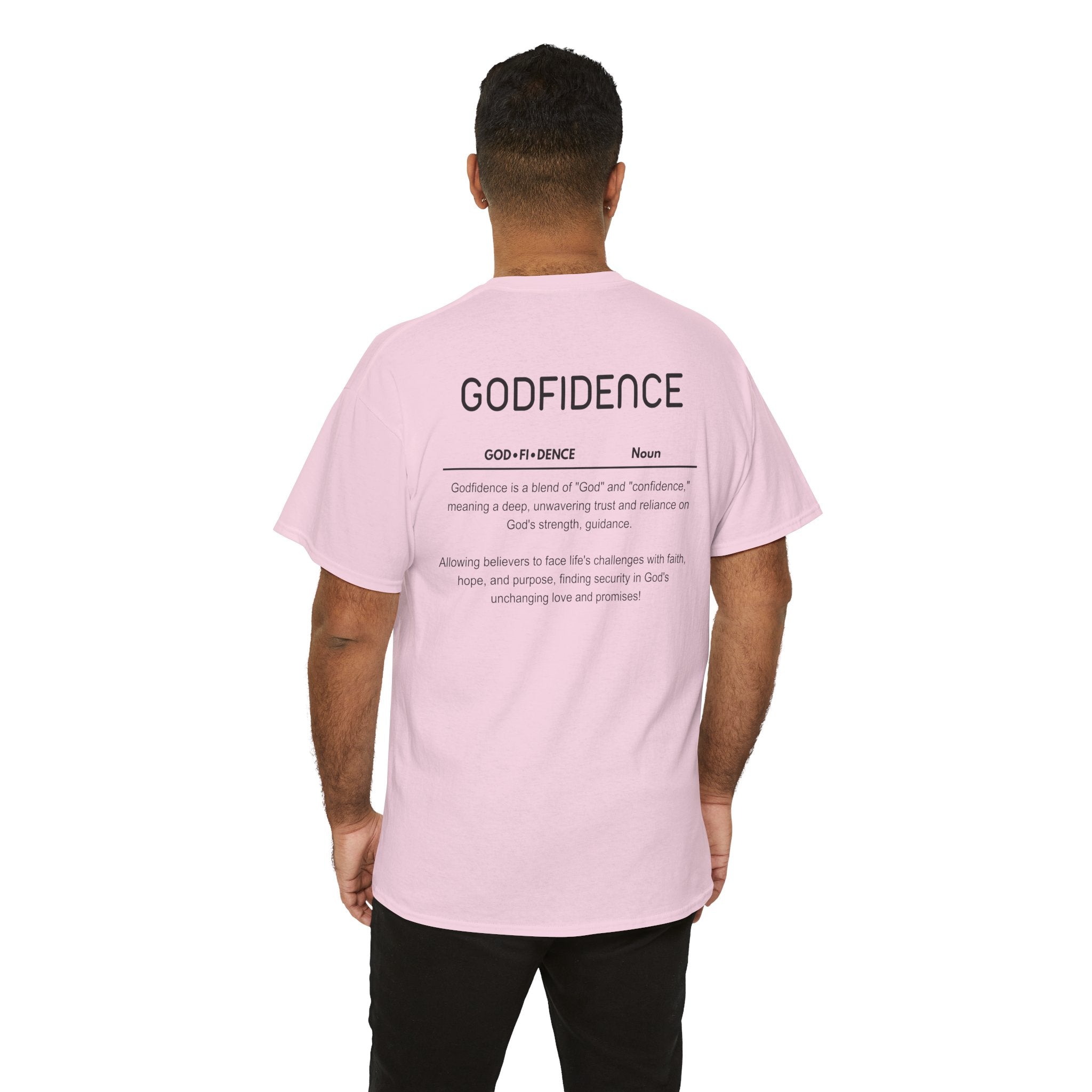 Godfidence definition tee | Christian faith shirt, faith-based typography