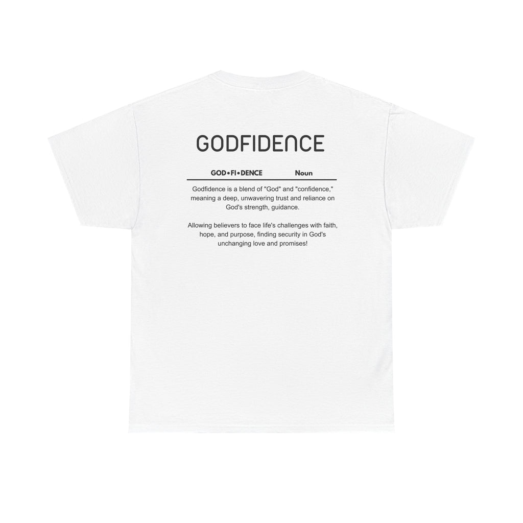 Godfidence definition tee | Christian faith shirt, faith-based typography