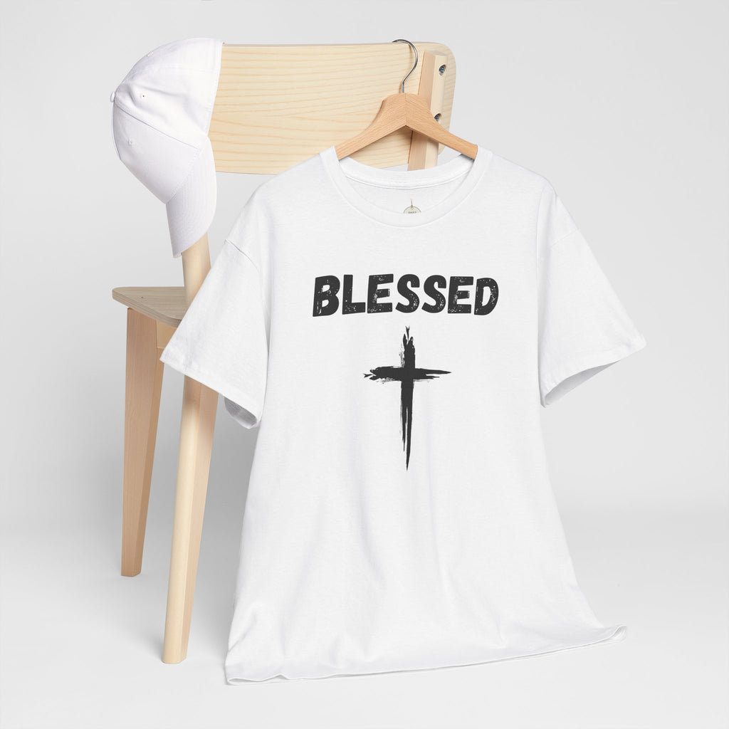 Blessed Cross T-Shirt — Christian Faith Tee