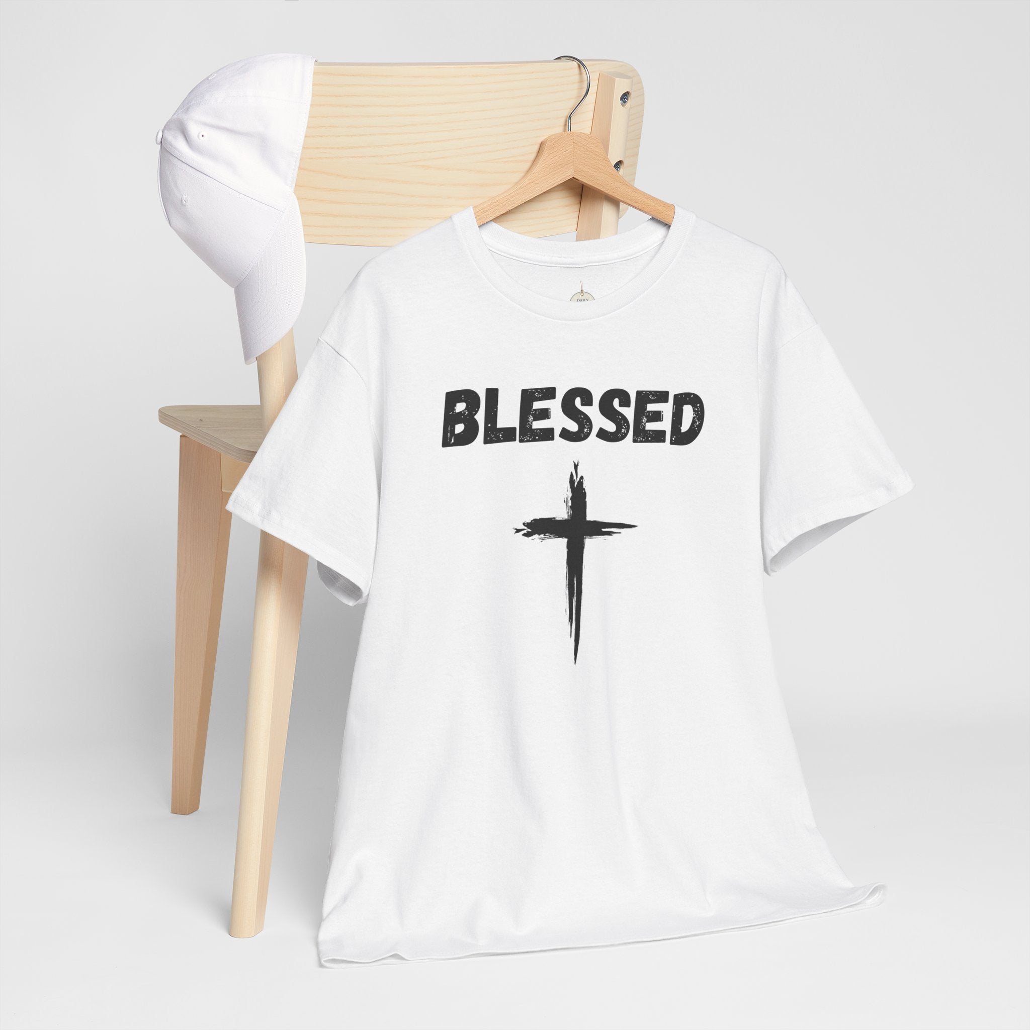 Blessed Cross T-Shirt — Christian Faith Tee