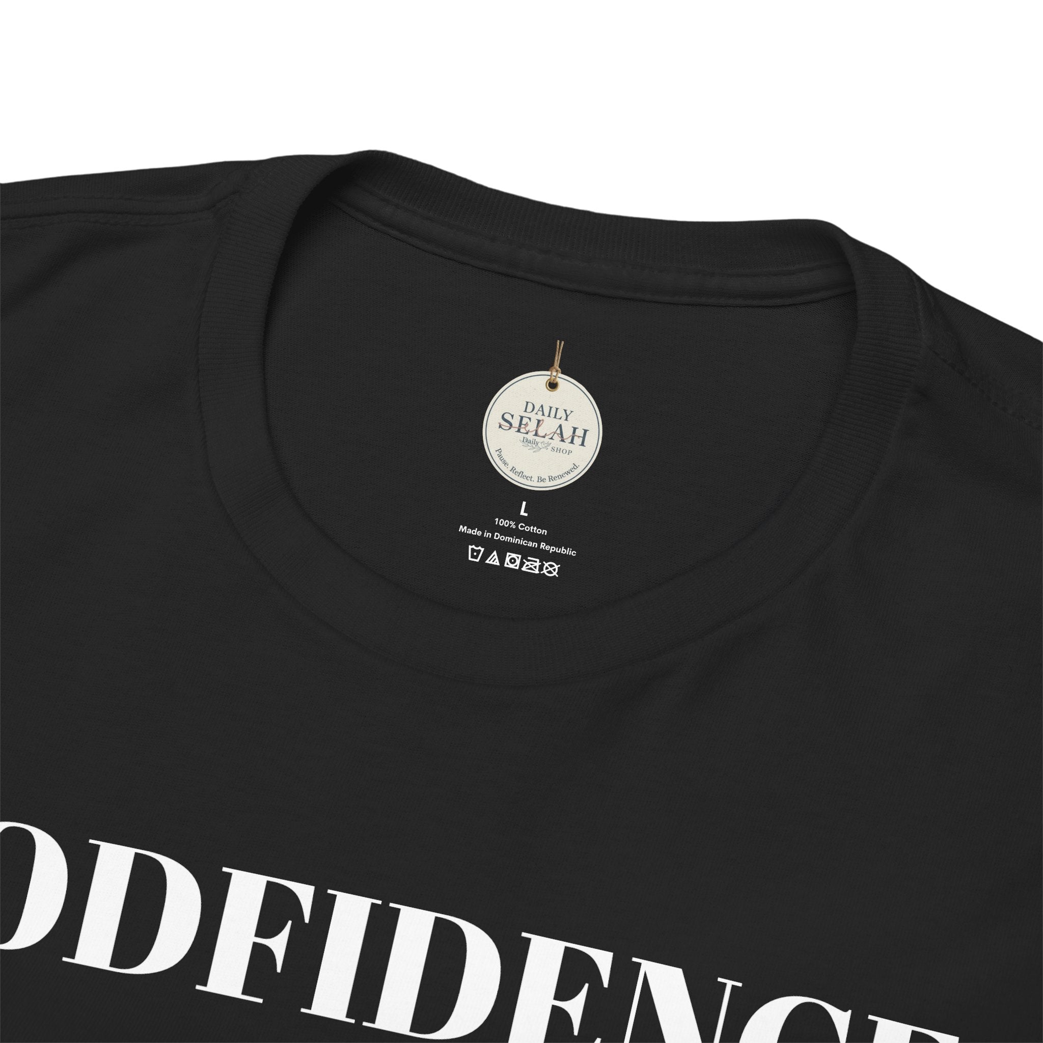 Godfidence definition tee | Christian faith shirt, faith-based typography