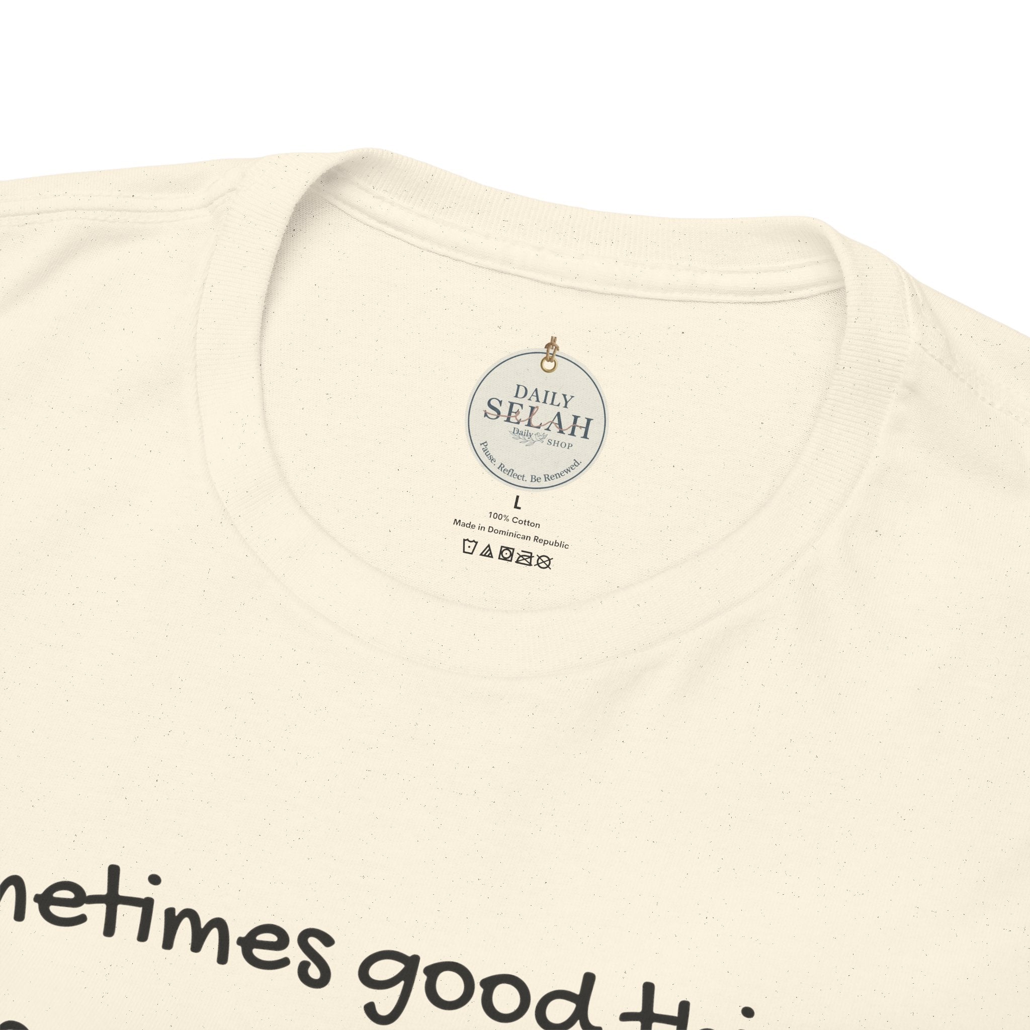 Inspirational Quote Tee — "Sometimes good things fall apart so better things can fall together"