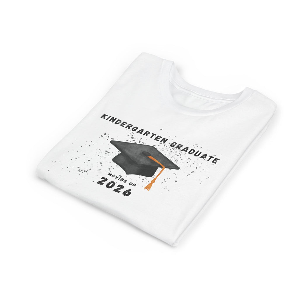 Kindergarten Graduate 2026 Youth Tee — Graduation Cap Graphic