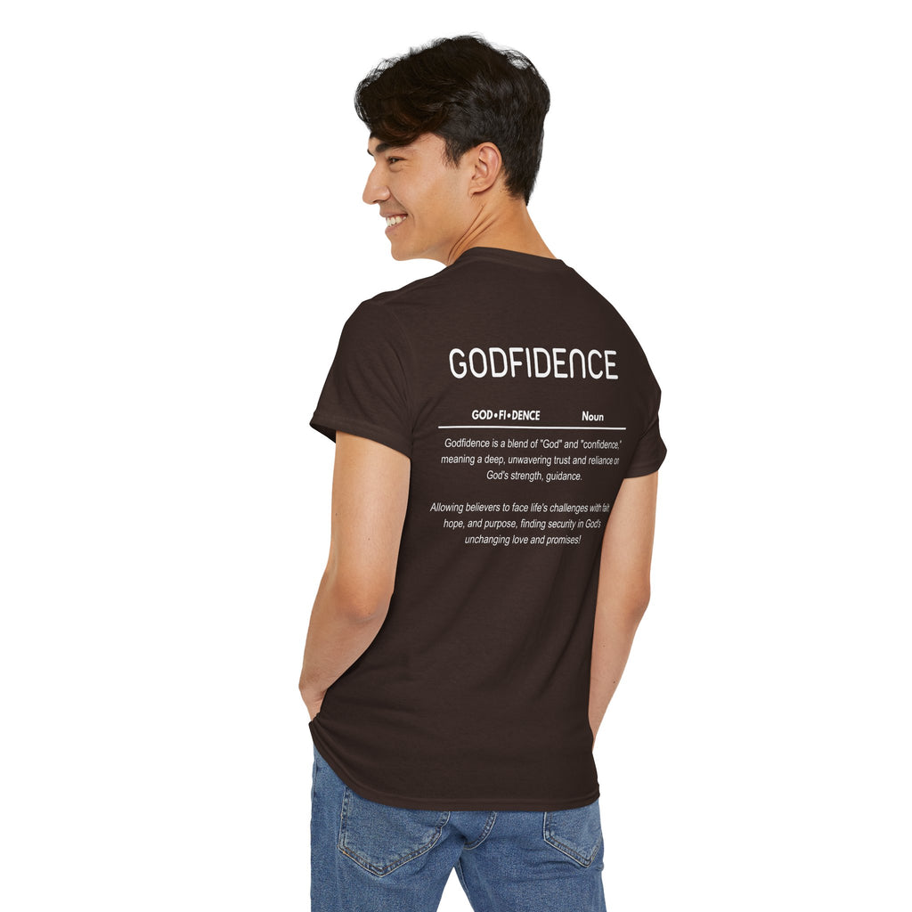 Godfidence definition tee | Christian faith shirt, faith-based typography
