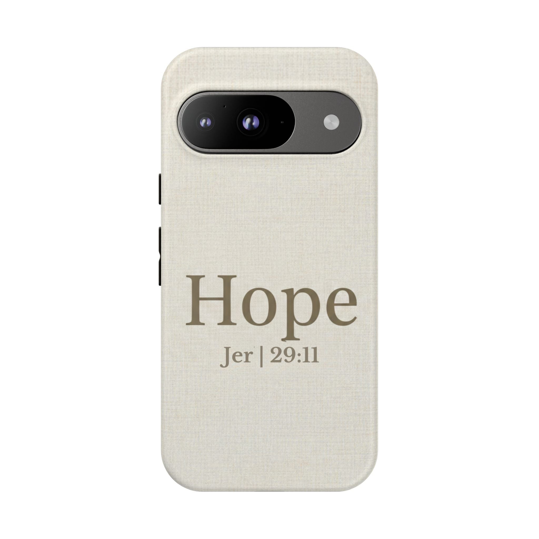 Hope (Jeremiah 29:11) Phone Case — Minimalist Christian Inspirational Cover