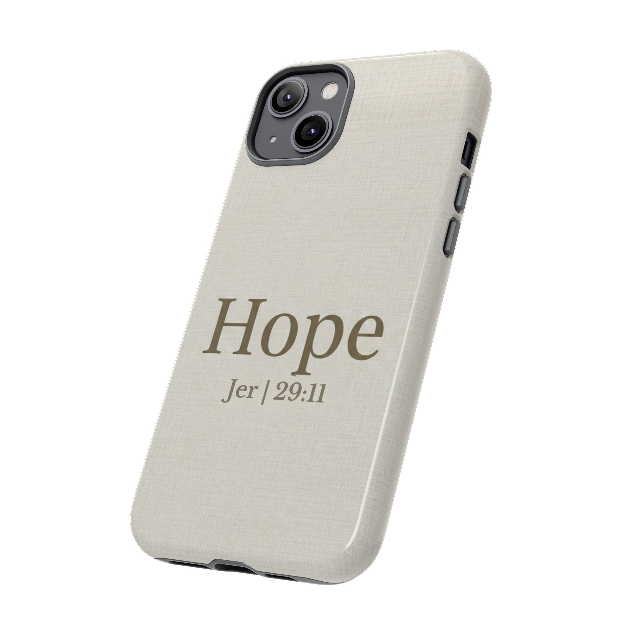 Hope (Jeremiah 29:11) Phone Case — Minimalist Christian Inspirational Cover