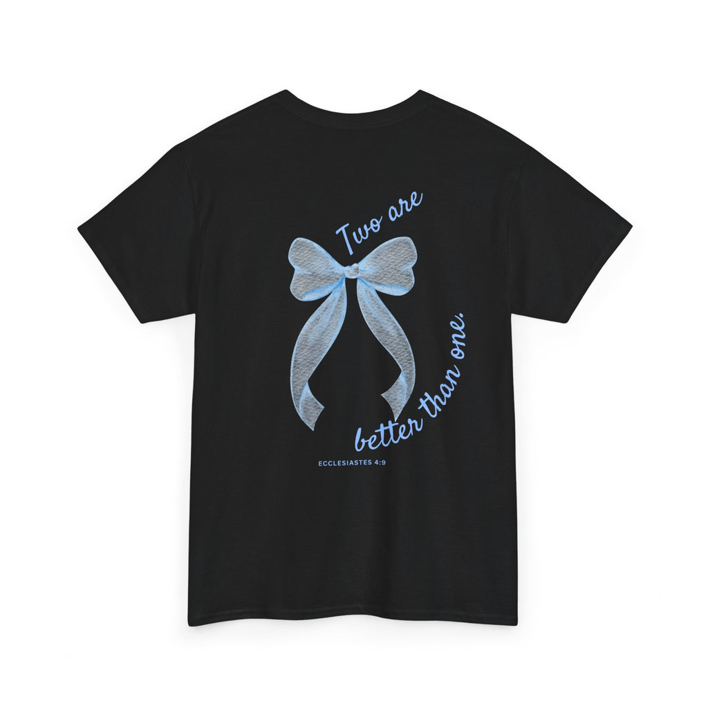 "Christian Bride Shirt | Two Are Better Than One | Ecclesiastes 4:9 | Bride to Be | Faith Wedding Gift | Bridal Shower Shirt"