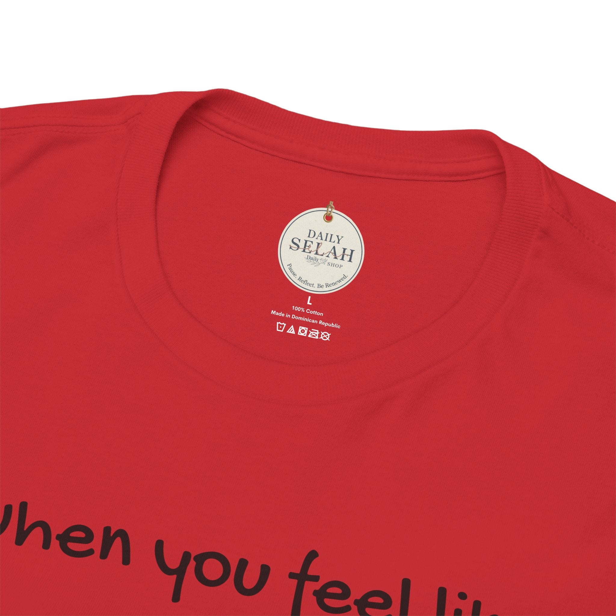 Faith Lifeguard T-Shirt — "When you feel like you're drowning, remember your lifeguard walks on water." (Matthew 14:25-27)