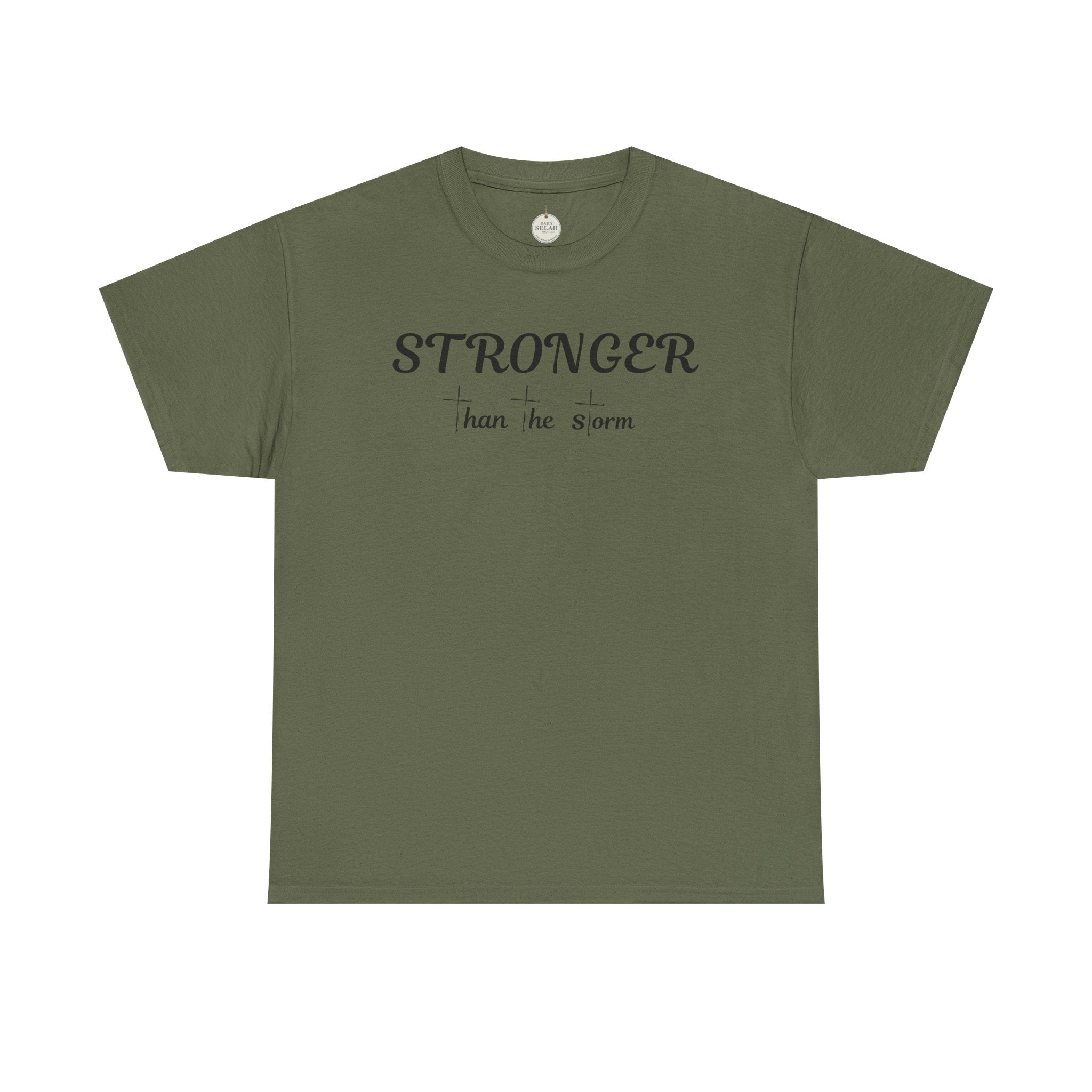 Stronger Than the Storm Tee — Inspirational Motivational T-Shirt