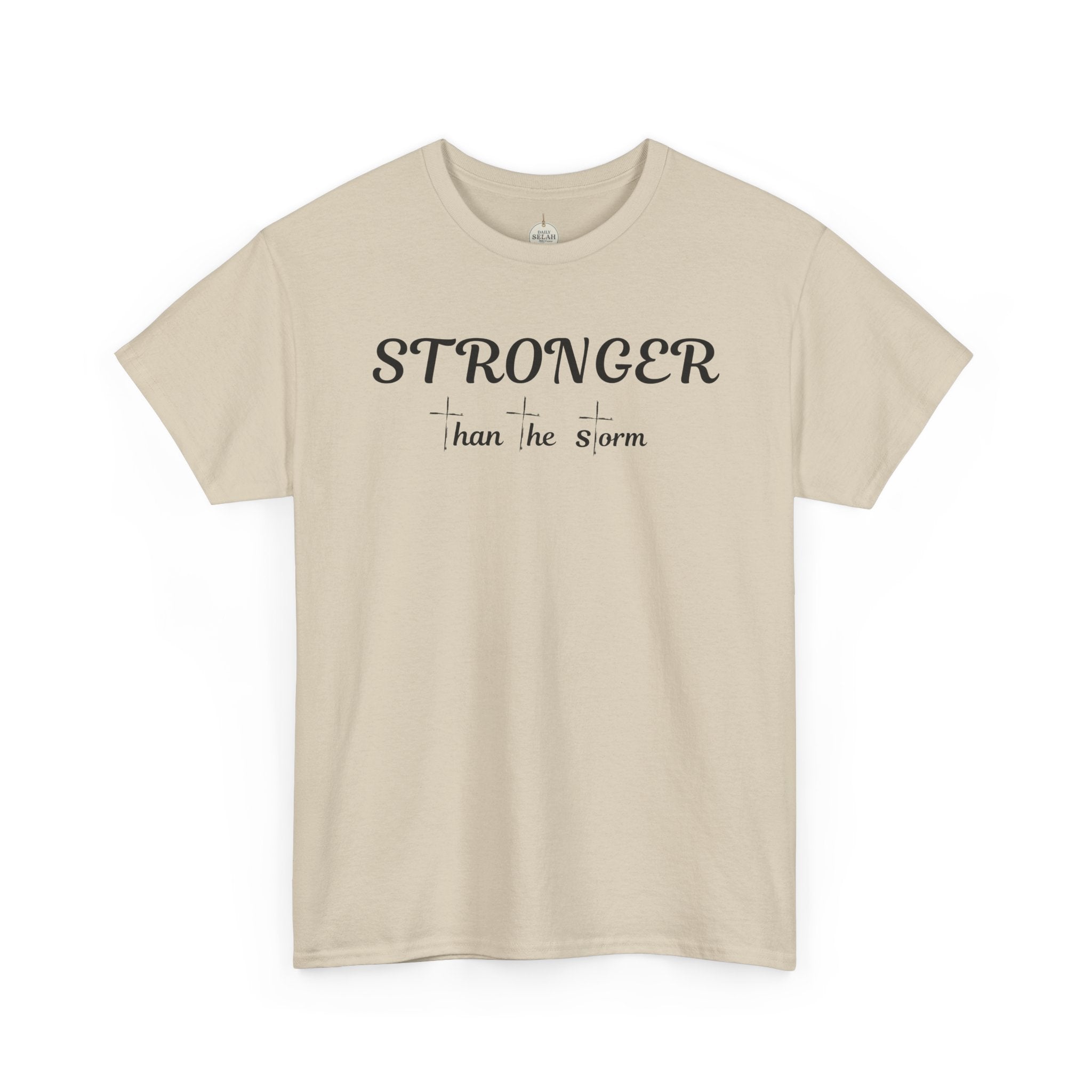 Stronger Than the Storm Tee — Inspirational Motivational T-Shirt