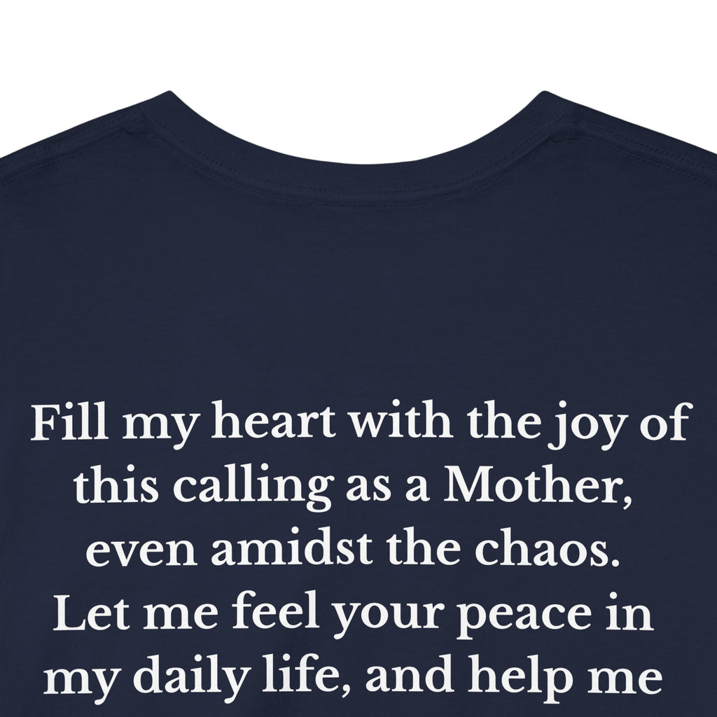 Mama Prayer T-Shirt — Front and Back Design Inspirational Christian Mom Tee with Back Prayer Quote - Mother's Day Gift