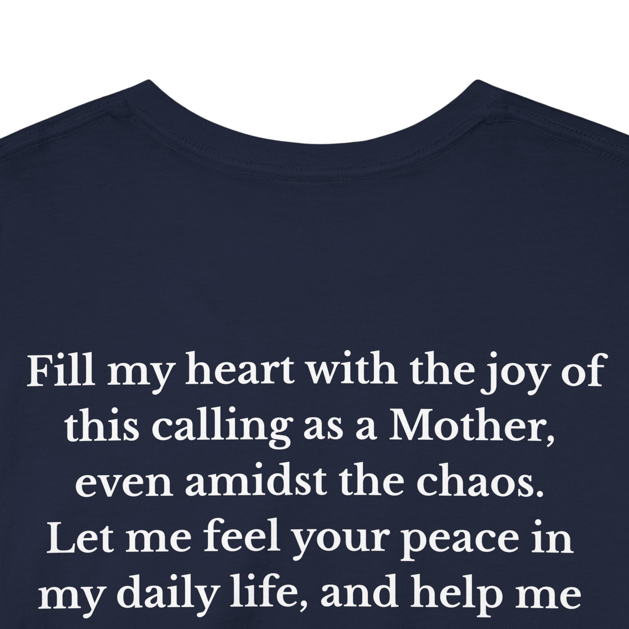 Mama Prayer T-Shirt — Front and Back Design Inspirational Christian Mom Tee with Back Prayer Quote - Mother's Day Gift