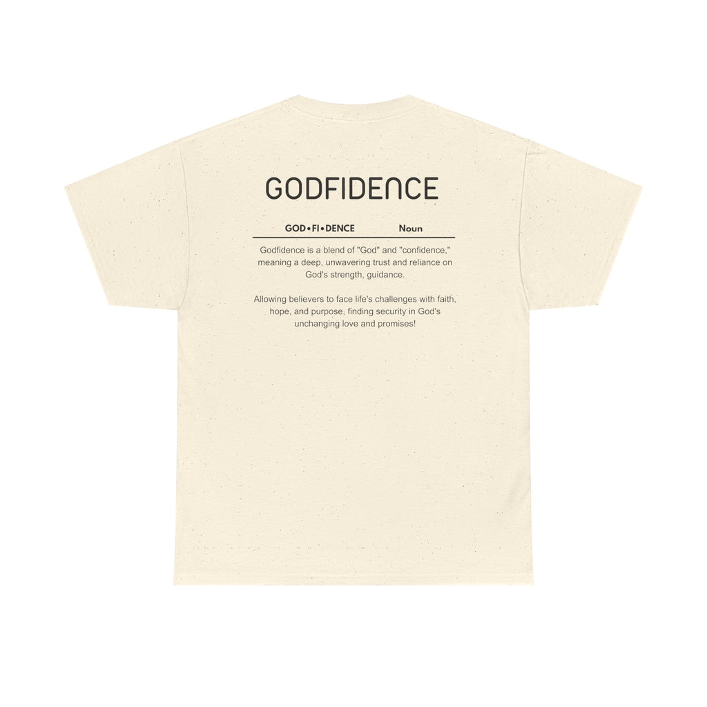 Godfidence definition tee | Christian faith shirt, faith-based typography