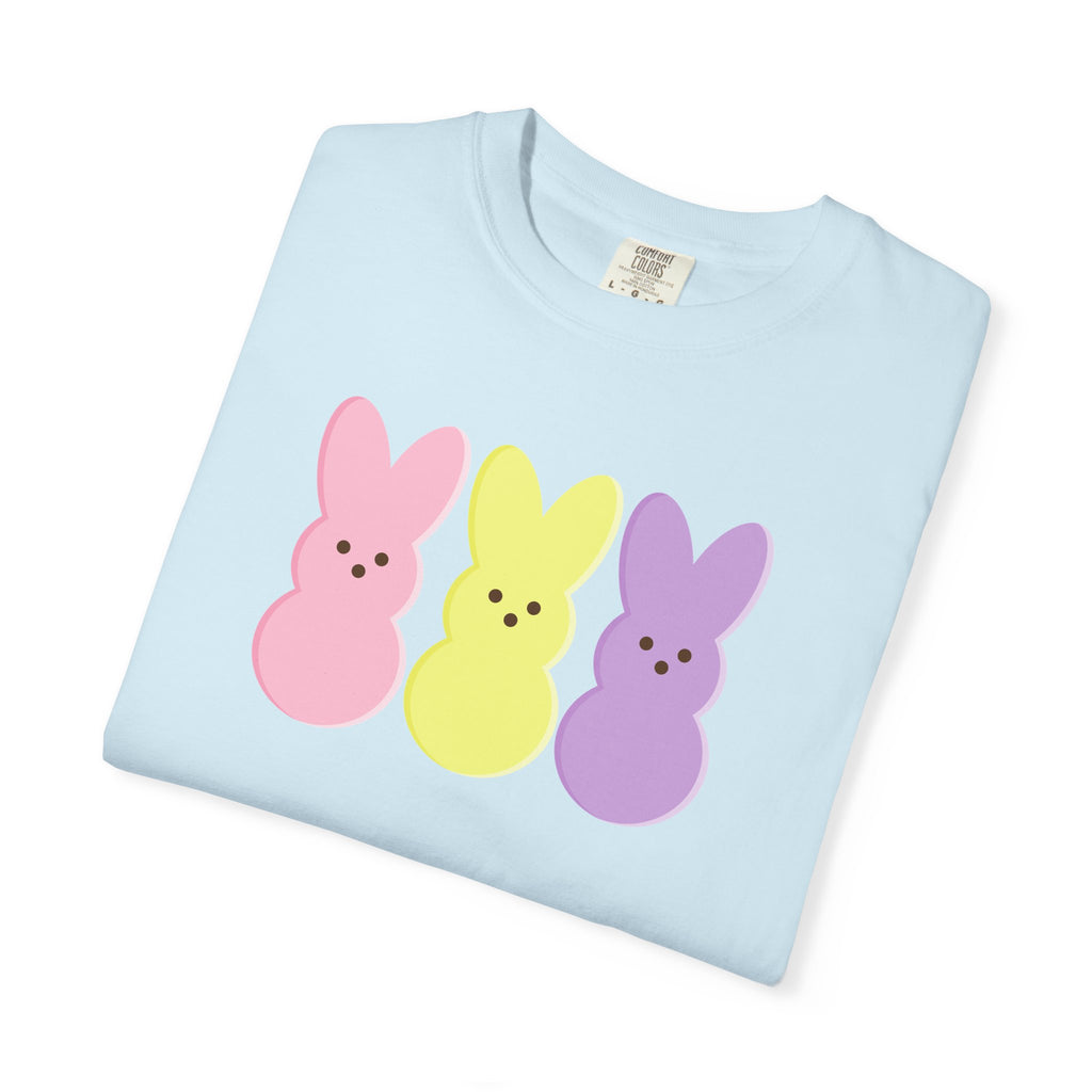Easter Peeps Bunny T-Shirt — Pastel Marshmallow Bunny Tee (Comfort Colors)
