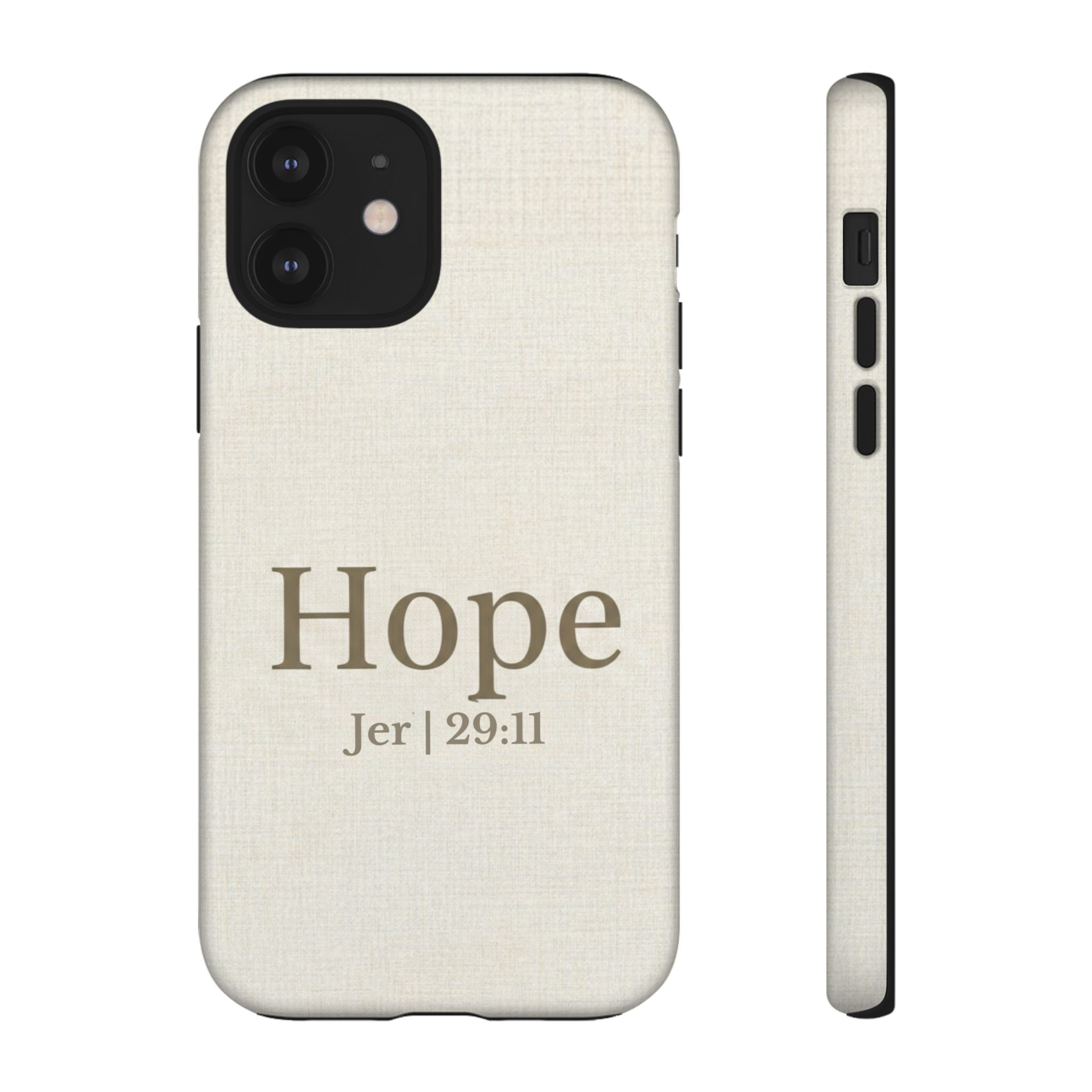 Hope (Jeremiah 29:11) Phone Case — Minimalist Christian Inspirational Cover