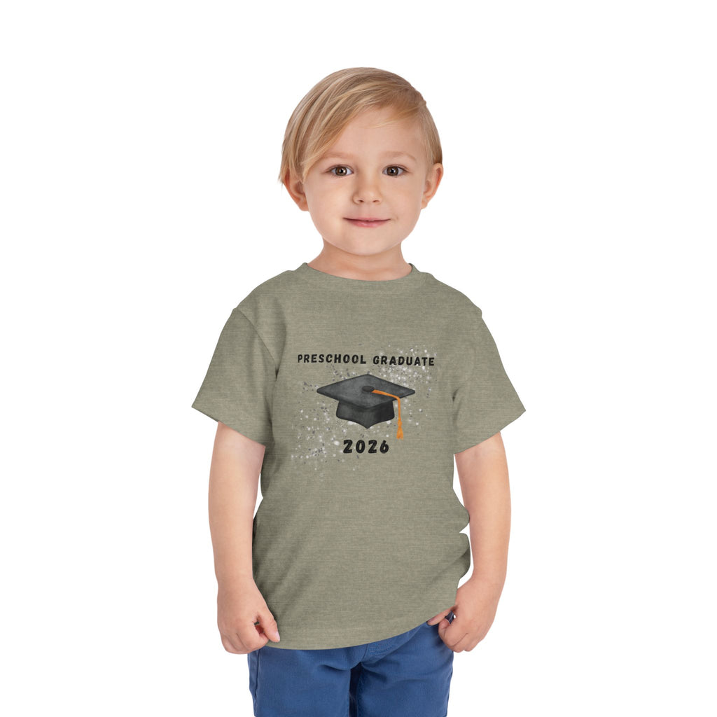 Preschool Graduate 2026 Toddler Tee - Graduation Cap Celebration Shirt