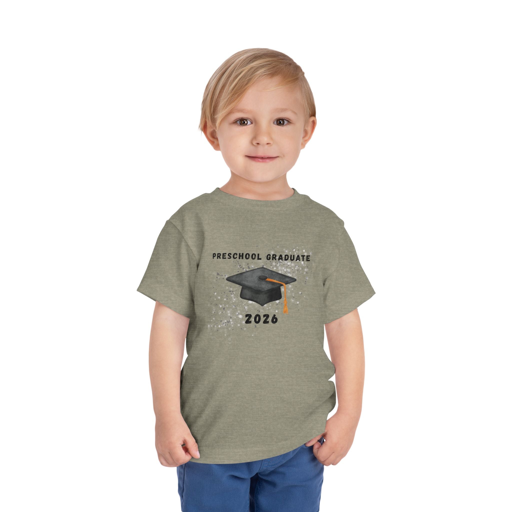 Preschool Graduate 2026 Toddler Tee - Graduation Cap Celebration Shirt