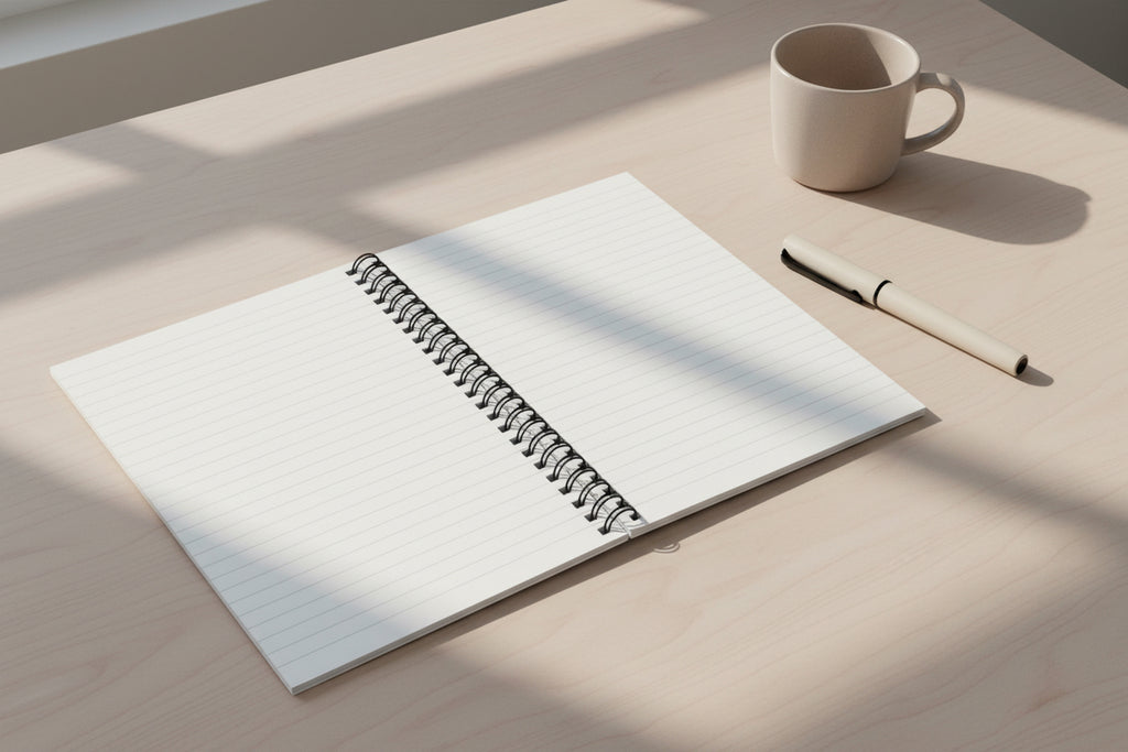 Loved Beyond Measure Spiral Notebook — Christian Journaling Notebook (Ephesians 3:19) - Light Pink