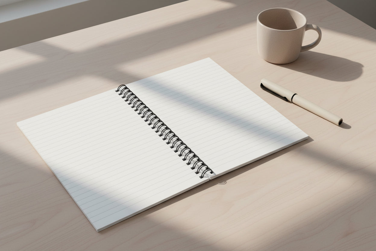 Loved Beyond Measure Spiral Notebook — Christian Journaling Notebook (Ephesians 3:19) - Light Pink