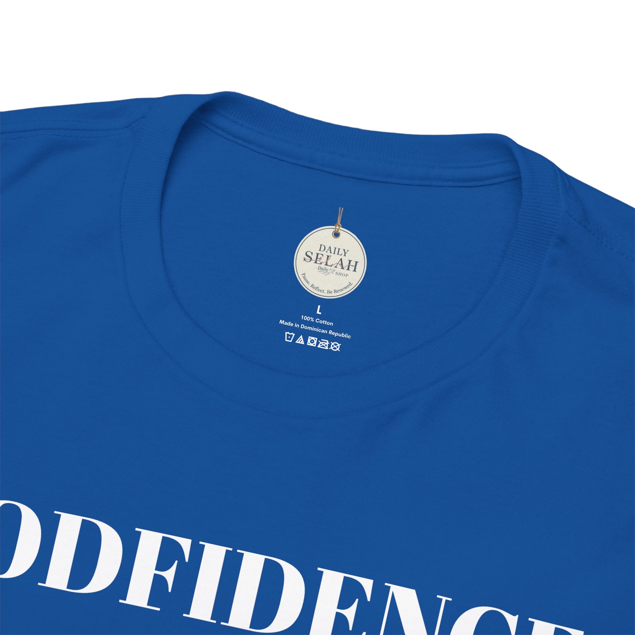 Godfidence definition tee | Christian faith shirt, faith-based typography