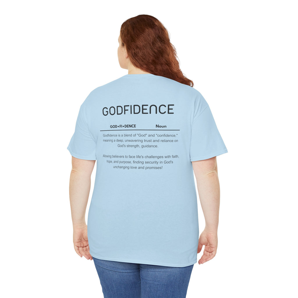 Godfidence definition tee | Christian faith shirt, faith-based typography