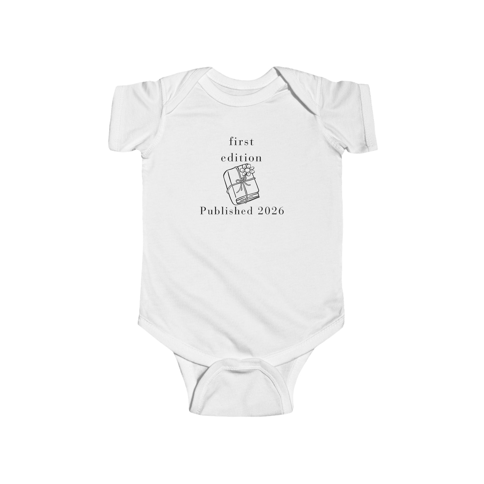 First Edition Published 2026 Bodysuit | Newborn Baby Announcement