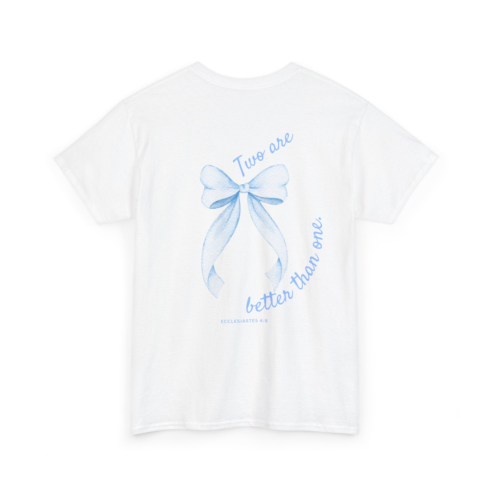 "Christian Bride Shirt | Two Are Better Than One | Ecclesiastes 4:9 | Bride to Be | Faith Wedding Gift | Bridal Shower Shirt"