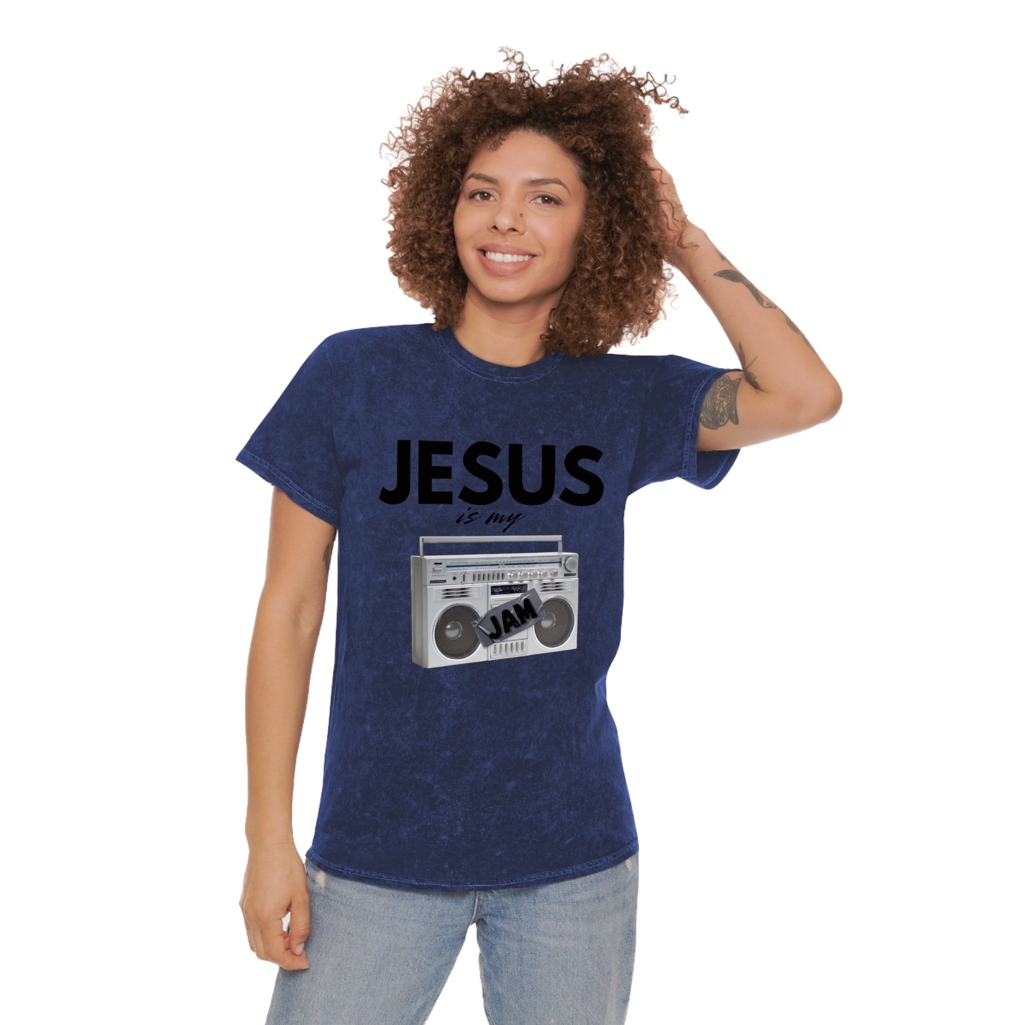 Jesus Is My Jam Mineral Wash T-Shirt