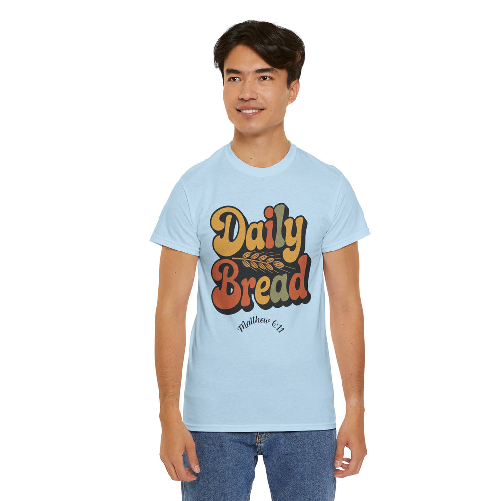 Daily Bread Shirt, Matthew 6:11, Retro Christian Shirt, Vintage Faith Shirt, Lord's Prayer Shirt, Christian Gift, Scripture Shirt