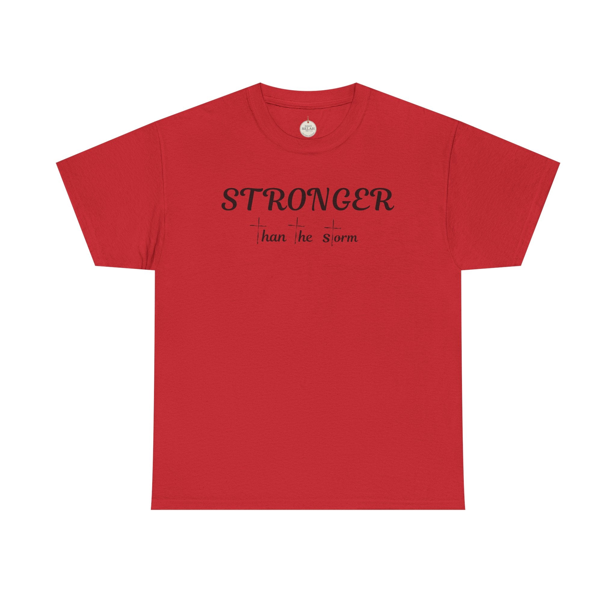 Stronger Than the Storm Tee — Inspirational Motivational T-Shirt
