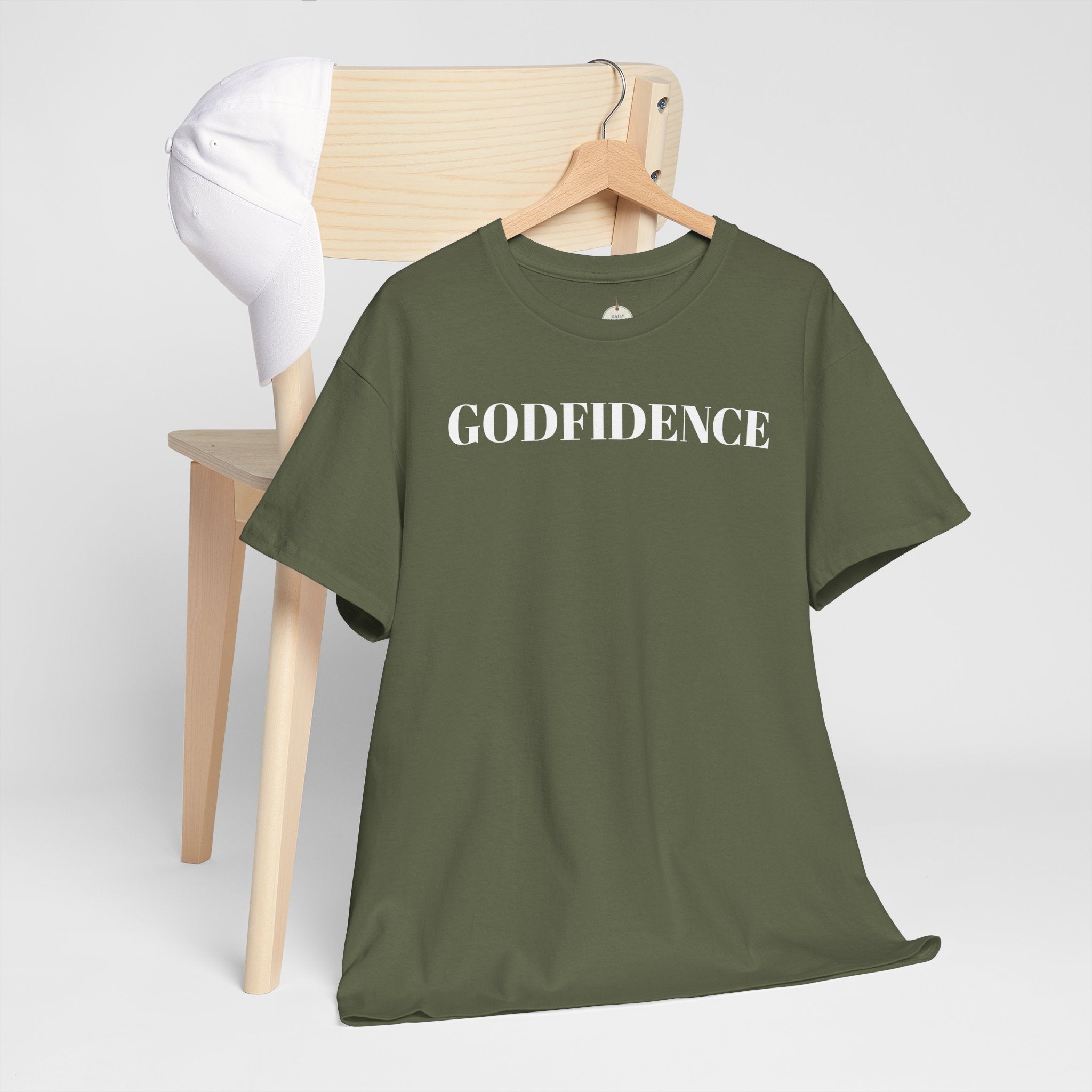 Godfidence definition tee | Christian faith shirt, faith-based typography