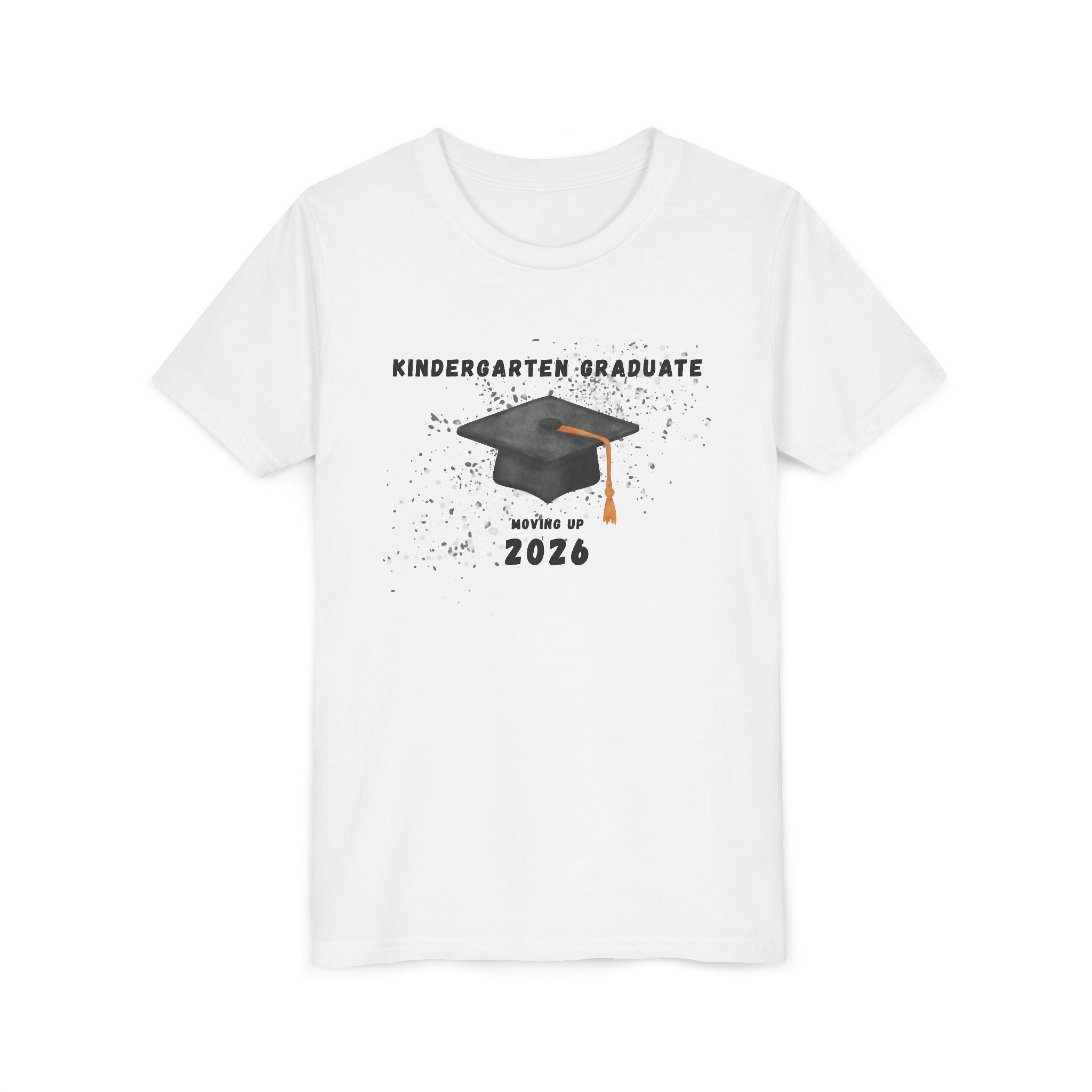 Kindergarten Graduate 2026 Youth Tee — Graduation Cap Graphic