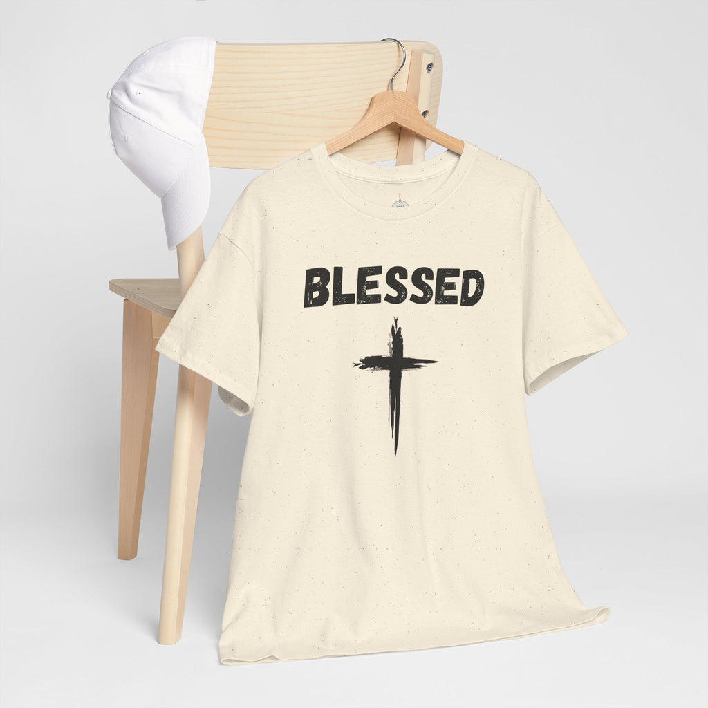 Blessed Cross T-Shirt — Christian Faith Tee