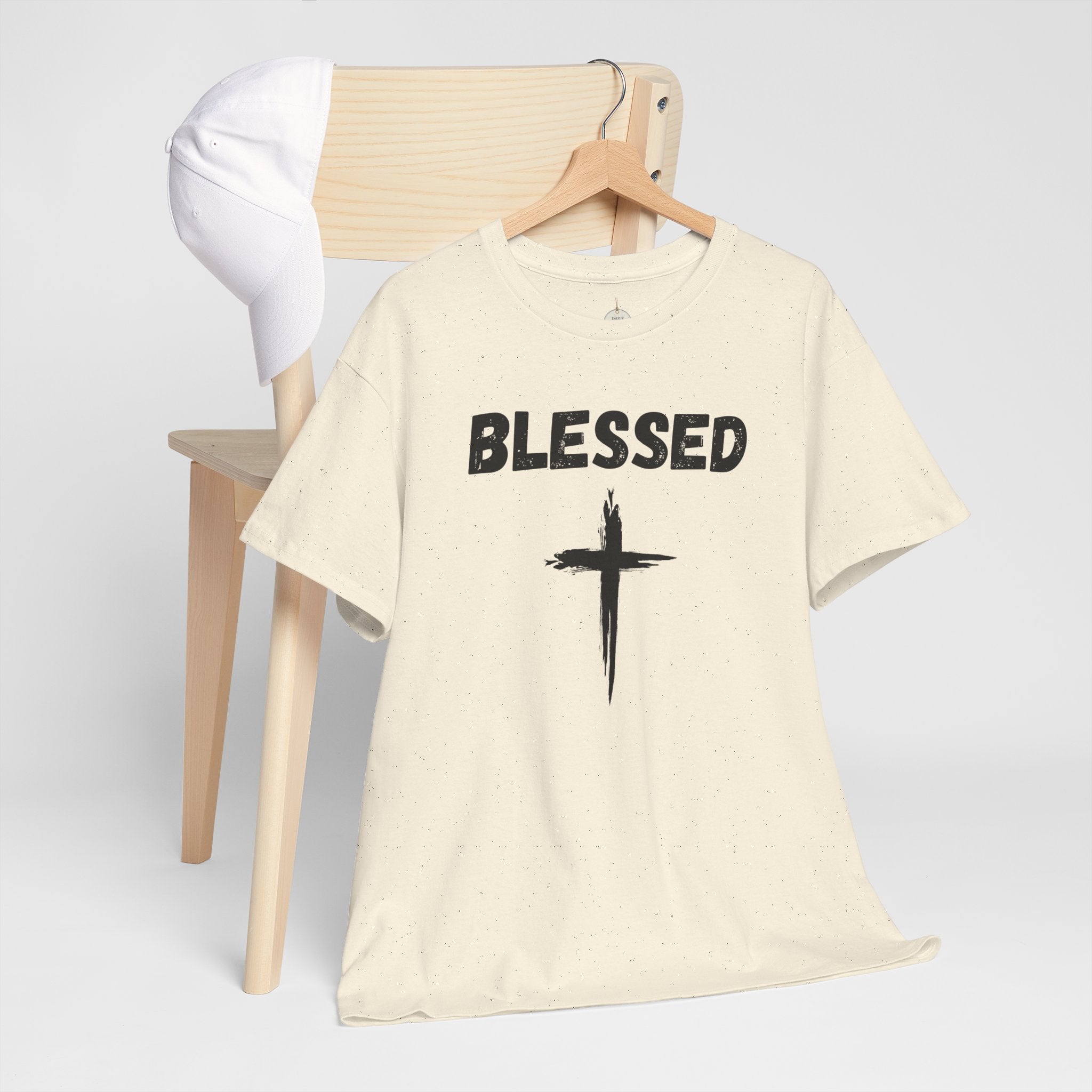 Blessed Cross T-Shirt — Christian Faith Tee