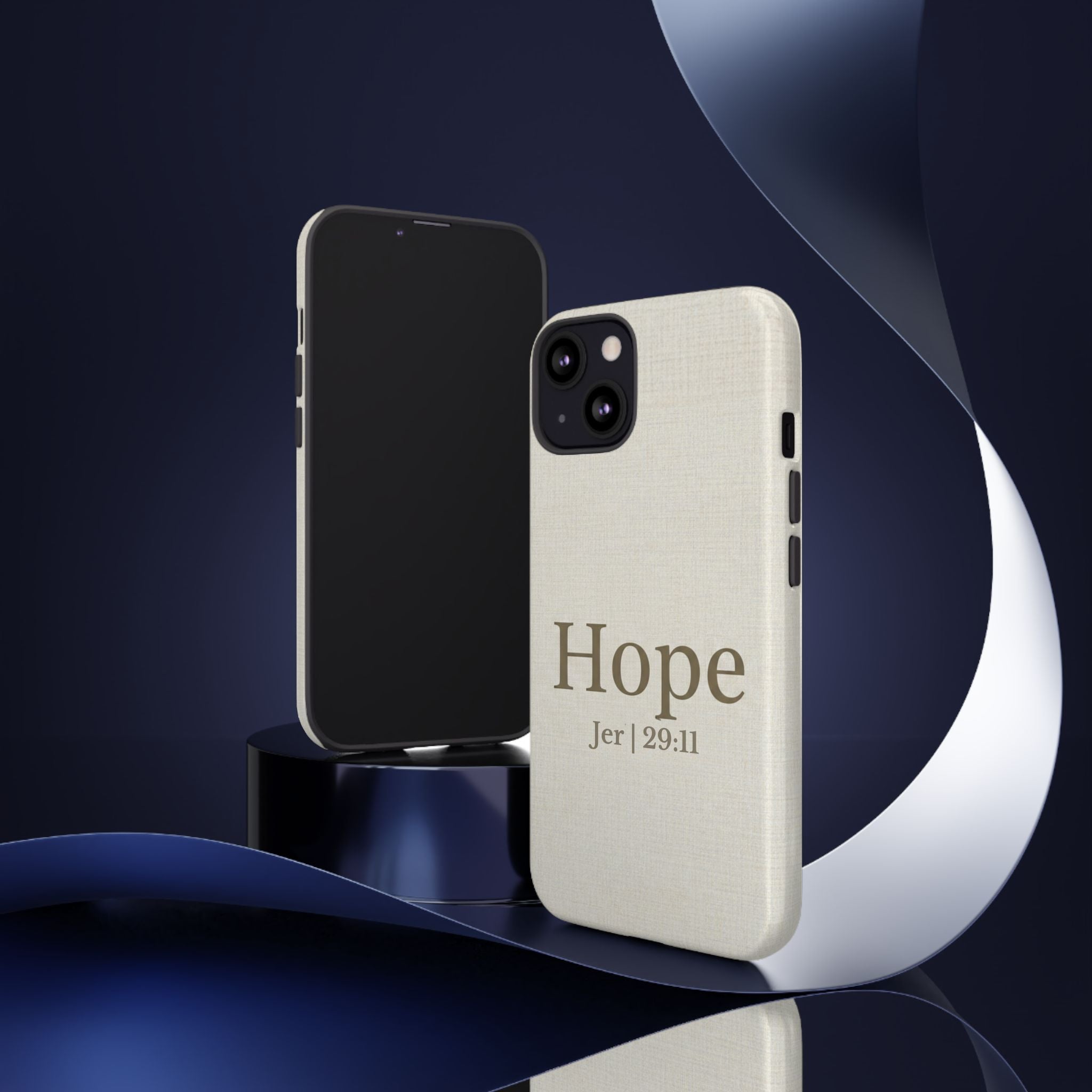 Hope (Jeremiah 29:11) Phone Case — Minimalist Christian Inspirational Cover