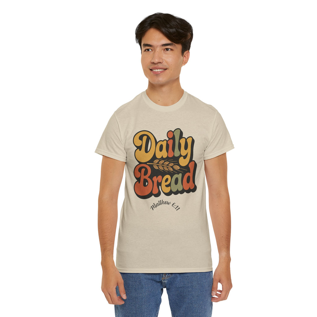 Daily Bread Shirt, Matthew 6:11, Retro Christian Shirt, Vintage Faith Shirt, Lord's Prayer Shirt, Christian Gift, Scripture Shirt