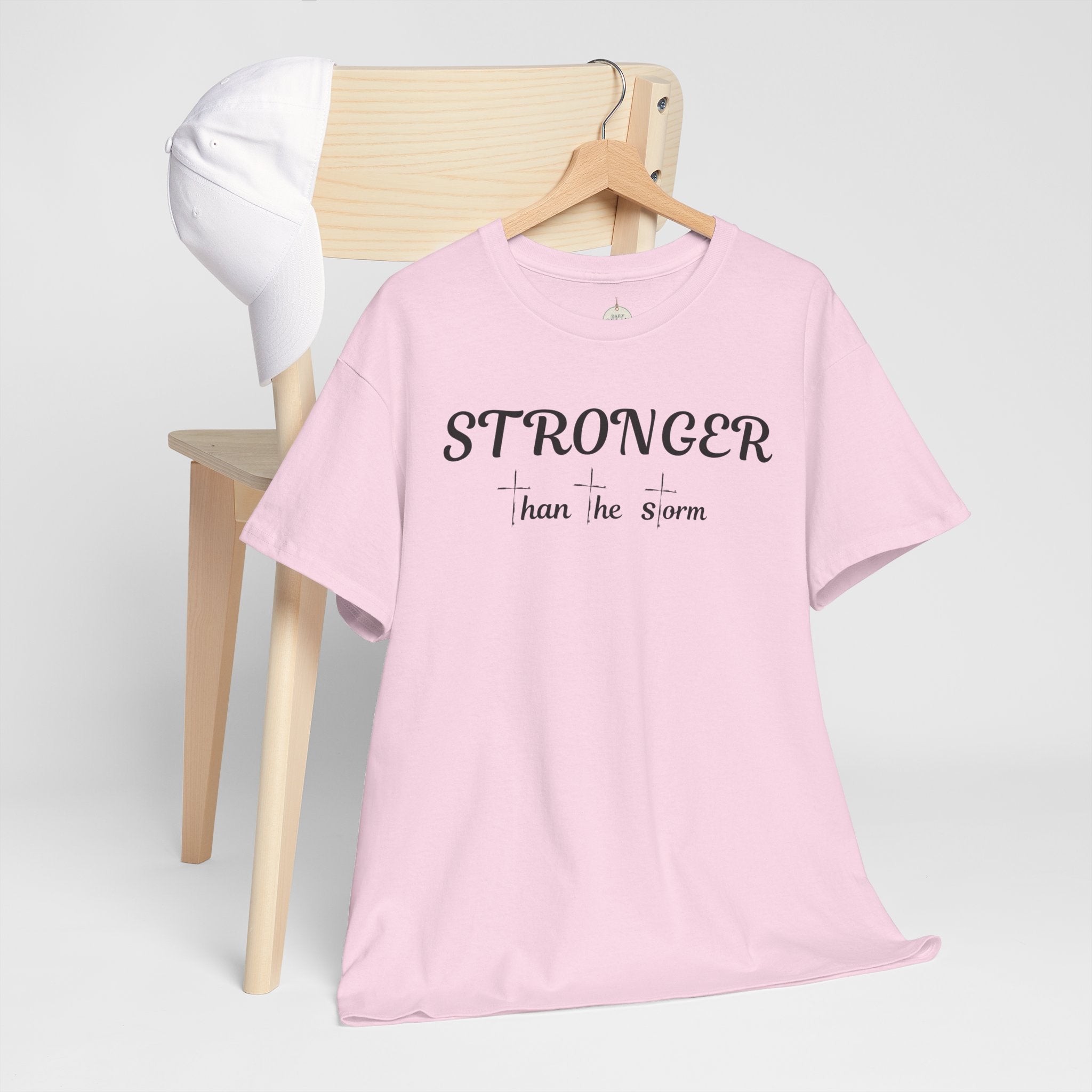 Stronger Than the Storm Tee — Inspirational Motivational T-Shirt
