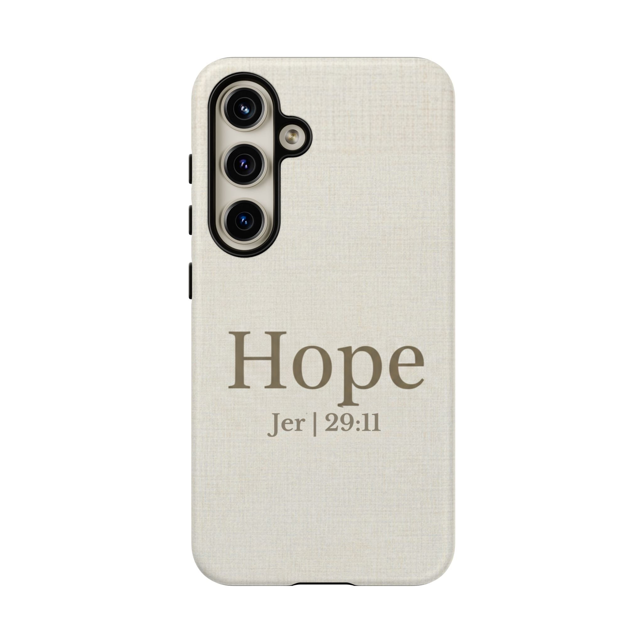 Hope (Jeremiah 29:11) Phone Case — Minimalist Christian Inspirational Cover