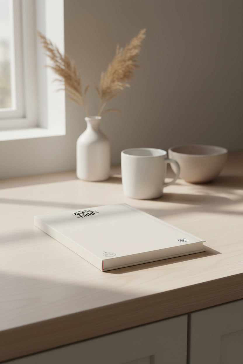 Gratitude & Grace Hardcover Journal — Floral Wreath Keepsake