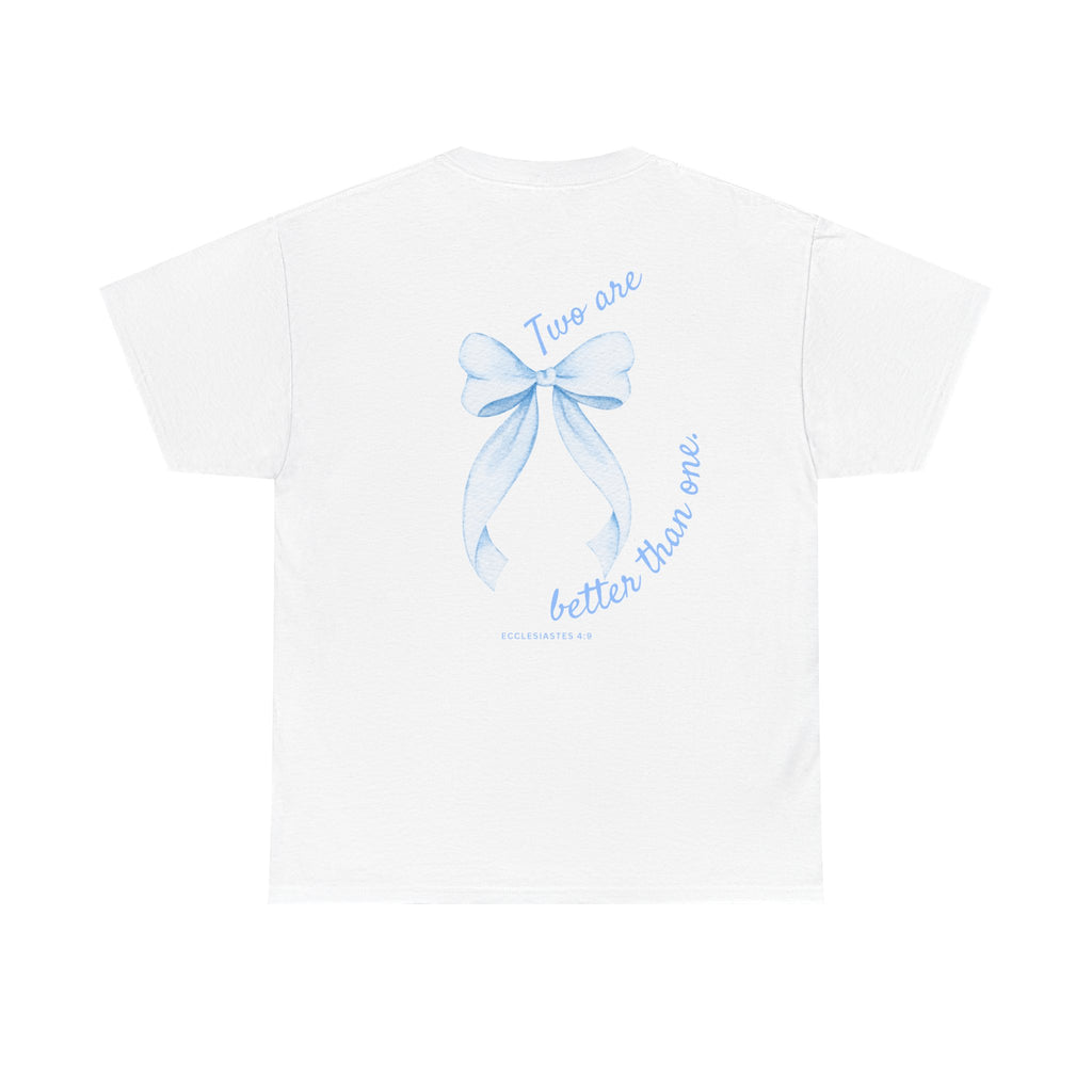 "Christian Bride Shirt | Two Are Better Than One | Ecclesiastes 4:9 | Bride to Be | Faith Wedding Gift | Bridal Shower Shirt"