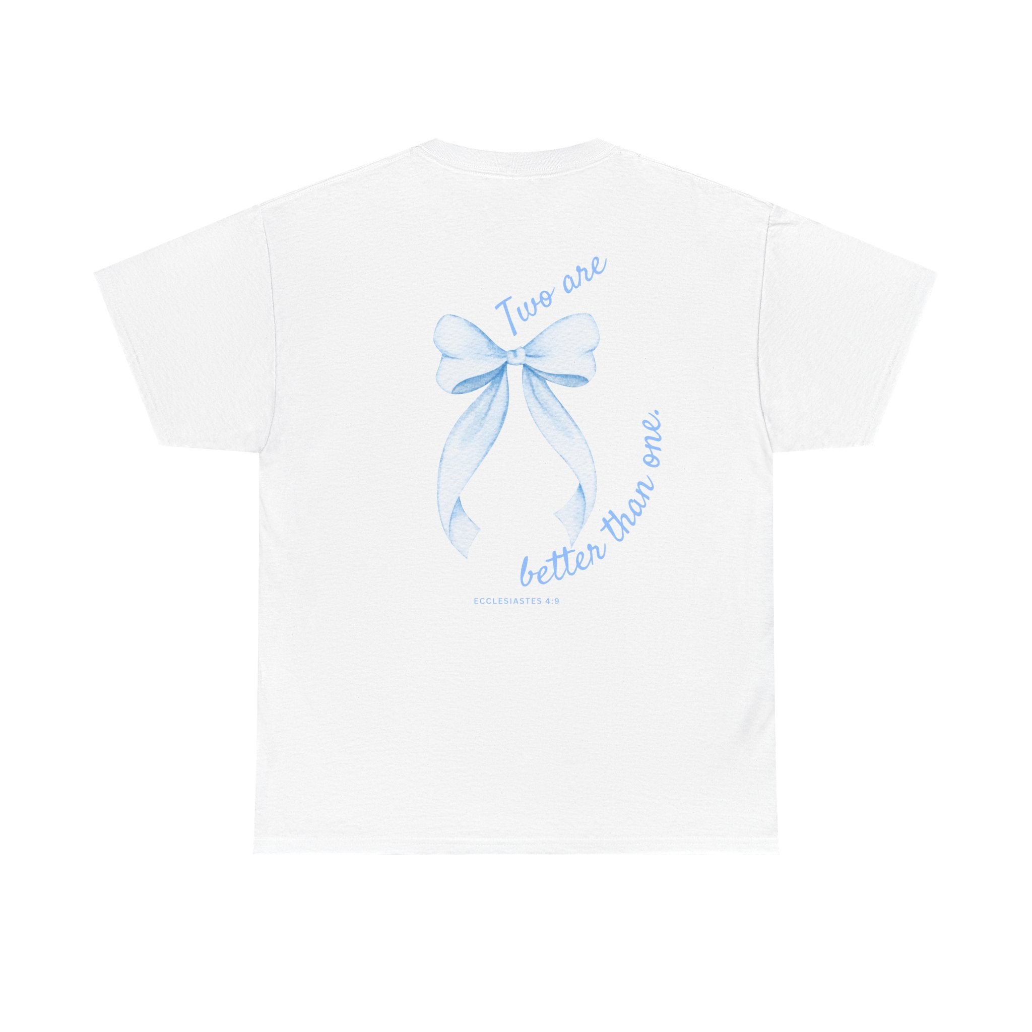 "Christian Bride Shirt | Two Are Better Than One | Ecclesiastes 4:9 | Bride to Be | Faith Wedding Gift | Bridal Shower Shirt"