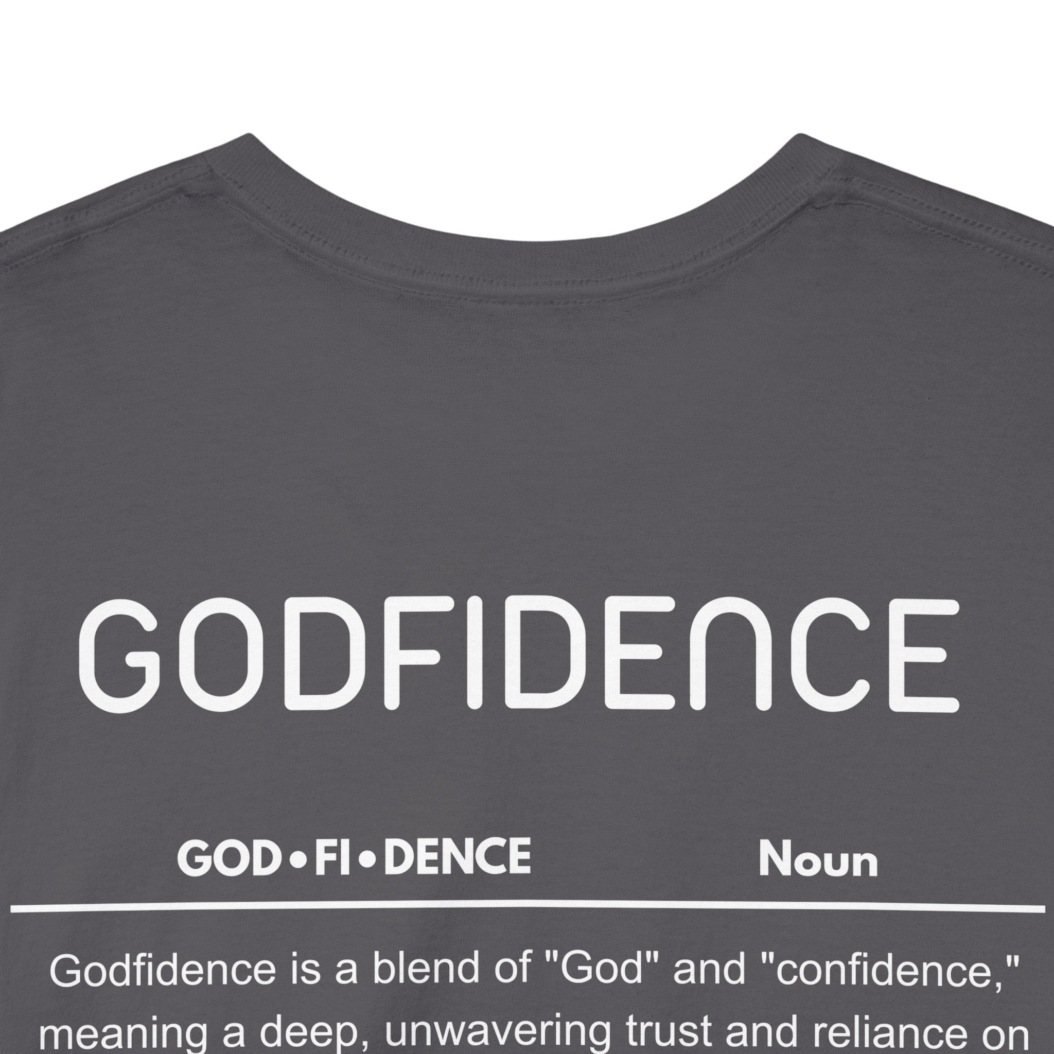 Godfidence definition tee | Christian faith shirt, faith-based typography