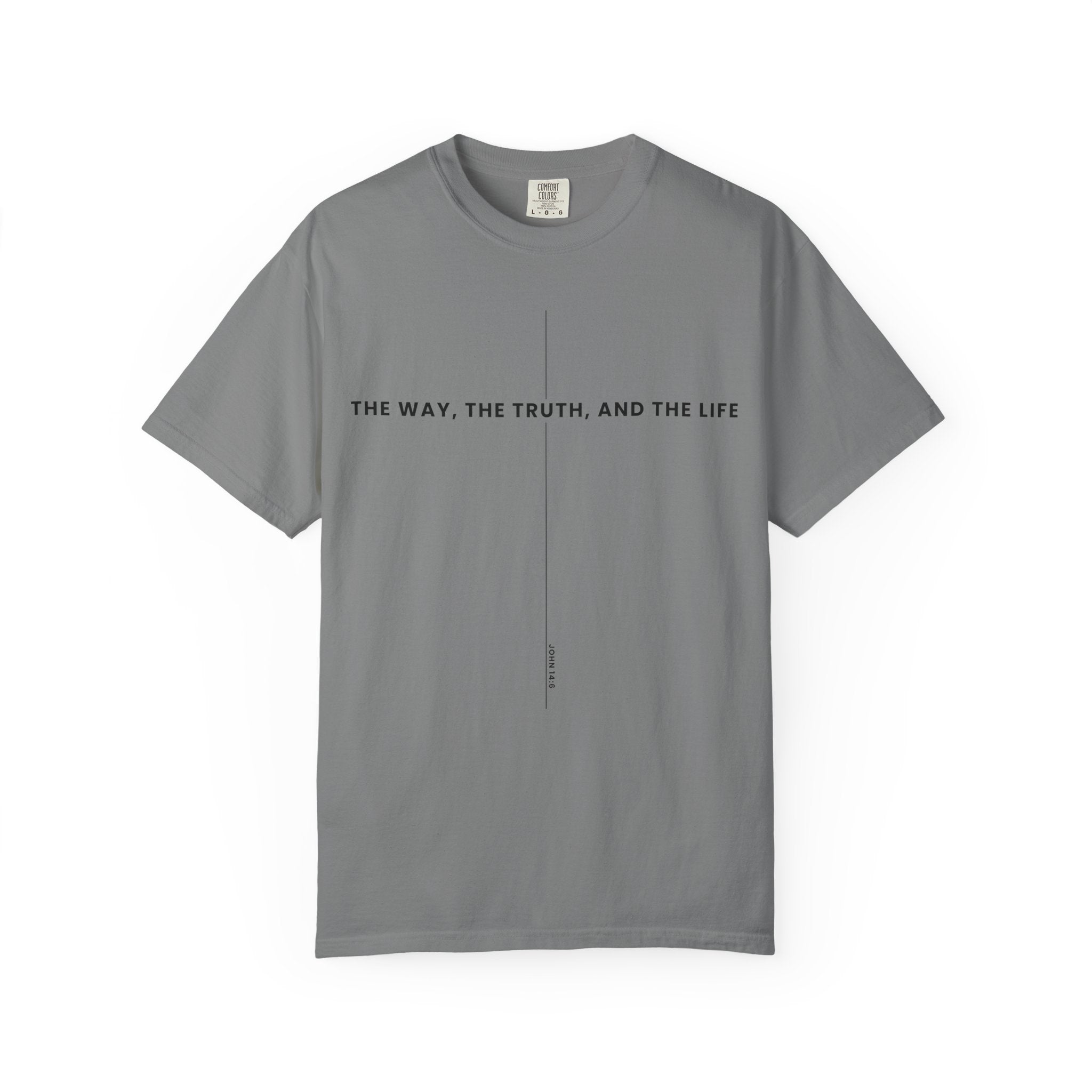 The Way The Truth And The Life T-shirt | Minimal Christian Scripture Tee