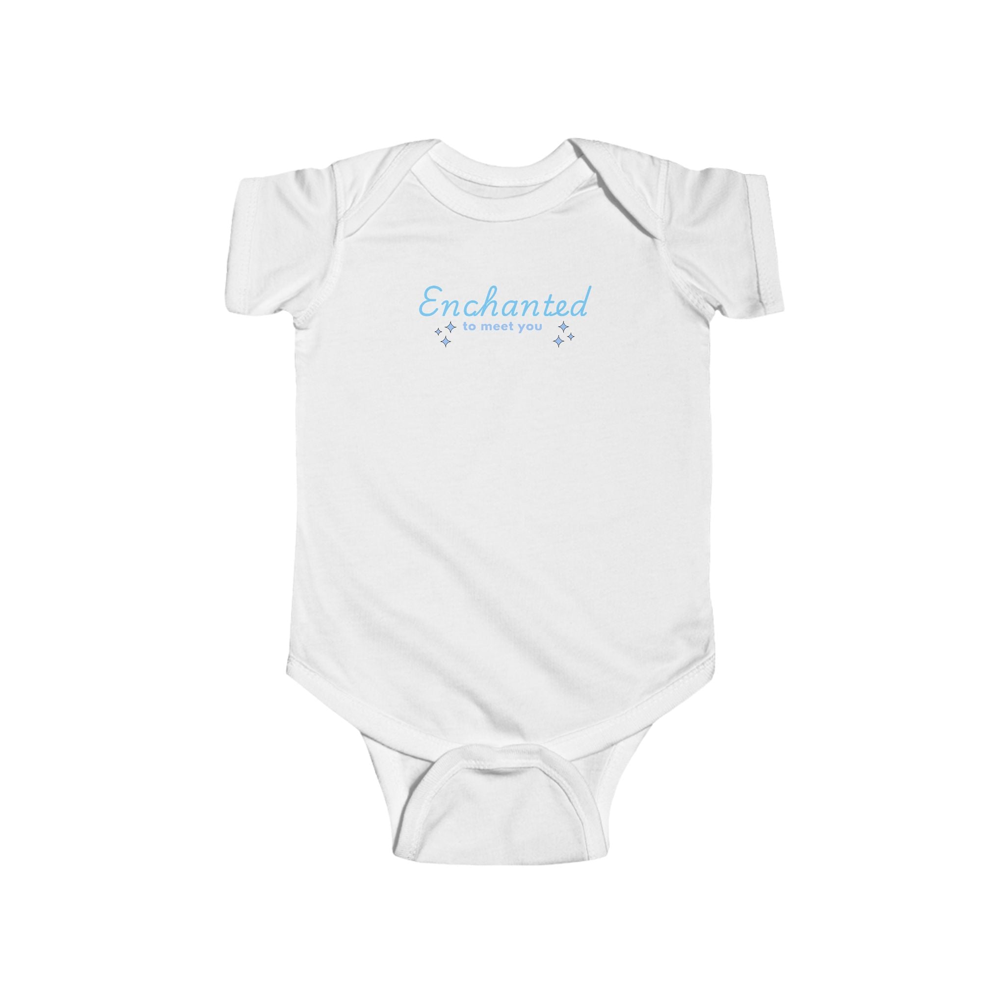 Enchanted to Meet You Baby Bodysuit — Whimsical Magical Infant Onesie